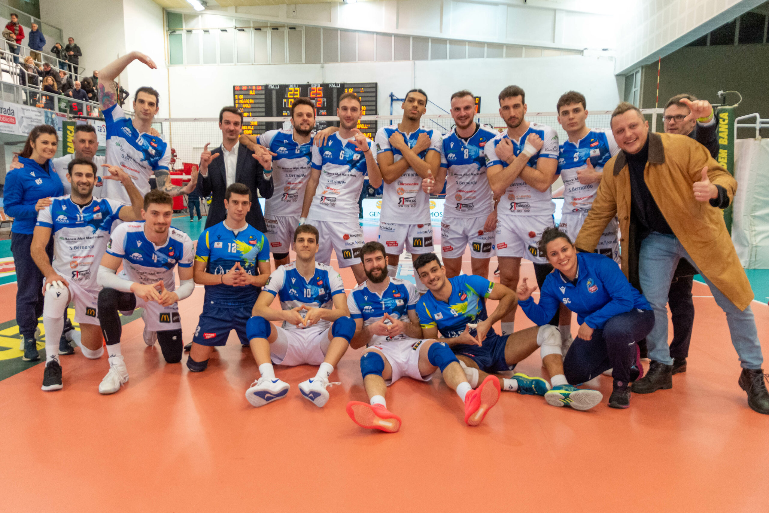 Cuneo, così si fa! Ravenna stesa in tre set
