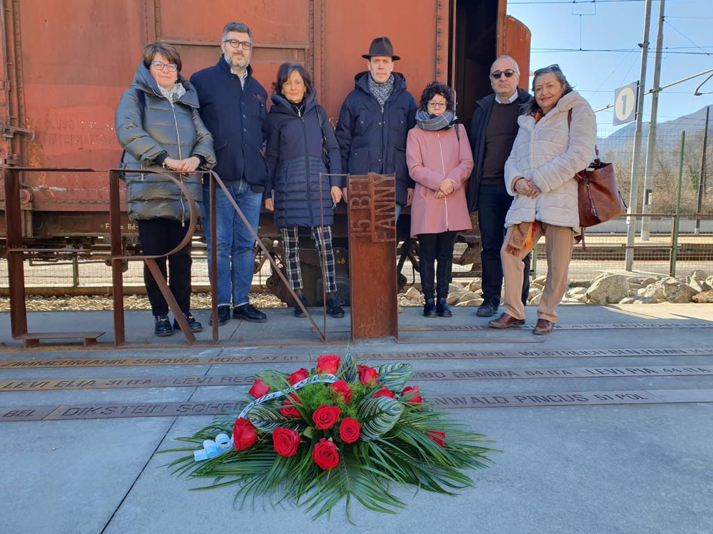Amministratori di Saluzzo al Memoriale della Deportazione
