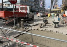 La Guida - Lavori per la pista ciclabile in corso Galileo Ferraris