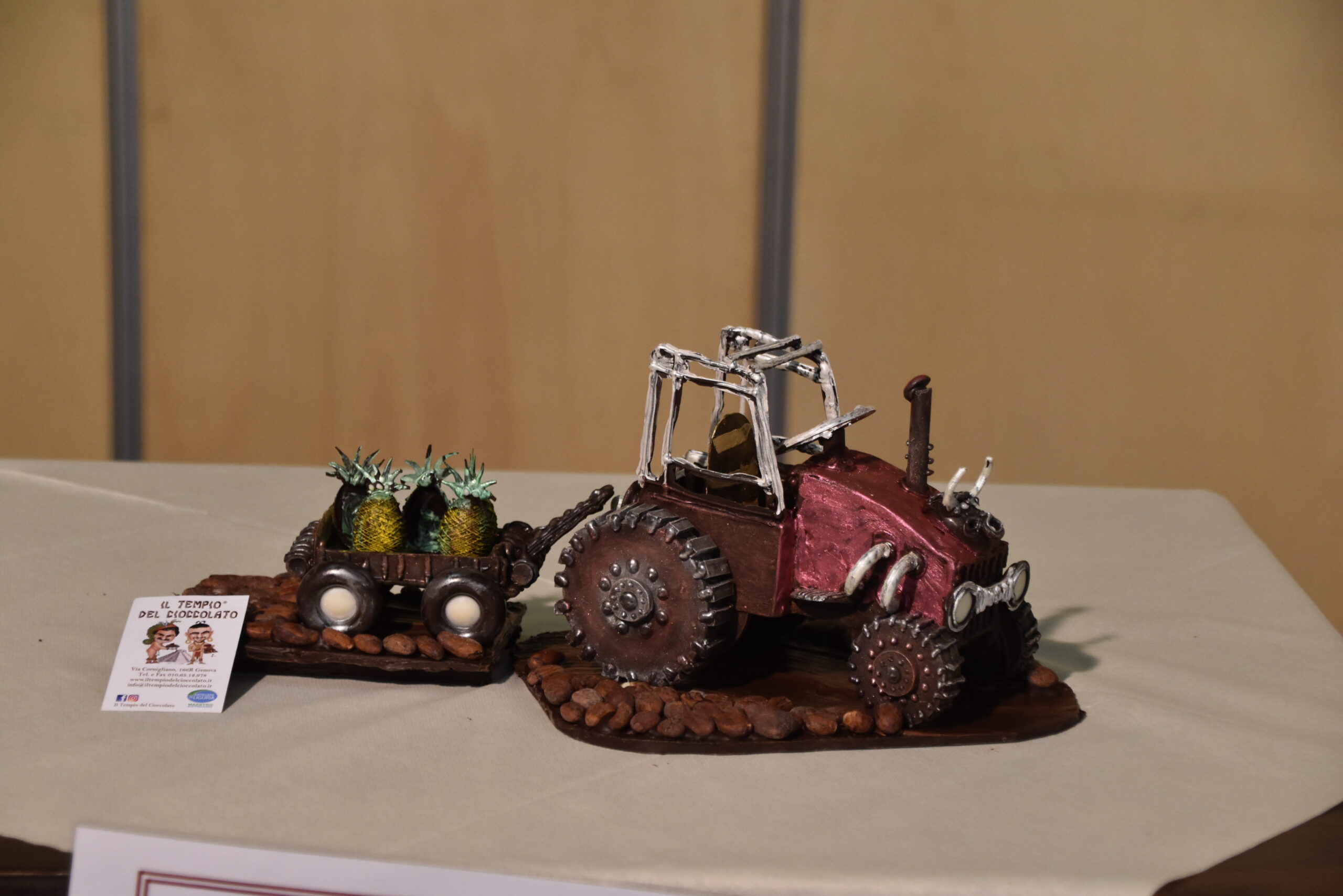 Borgo di cioccolato, rubata una delle sculture esposte