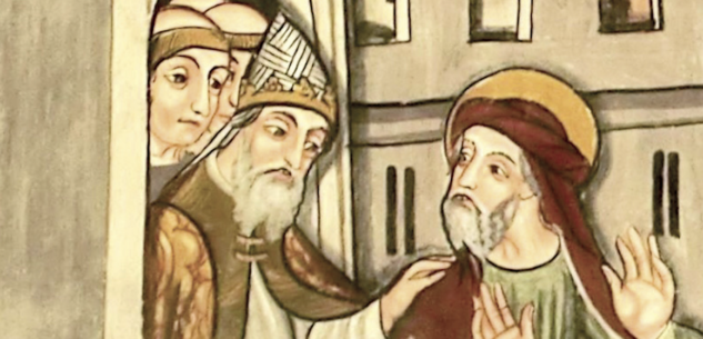 La Guida - San Gioacchino allontanato dal tempio e l’incontro con Sant’Anna alla porta aurea