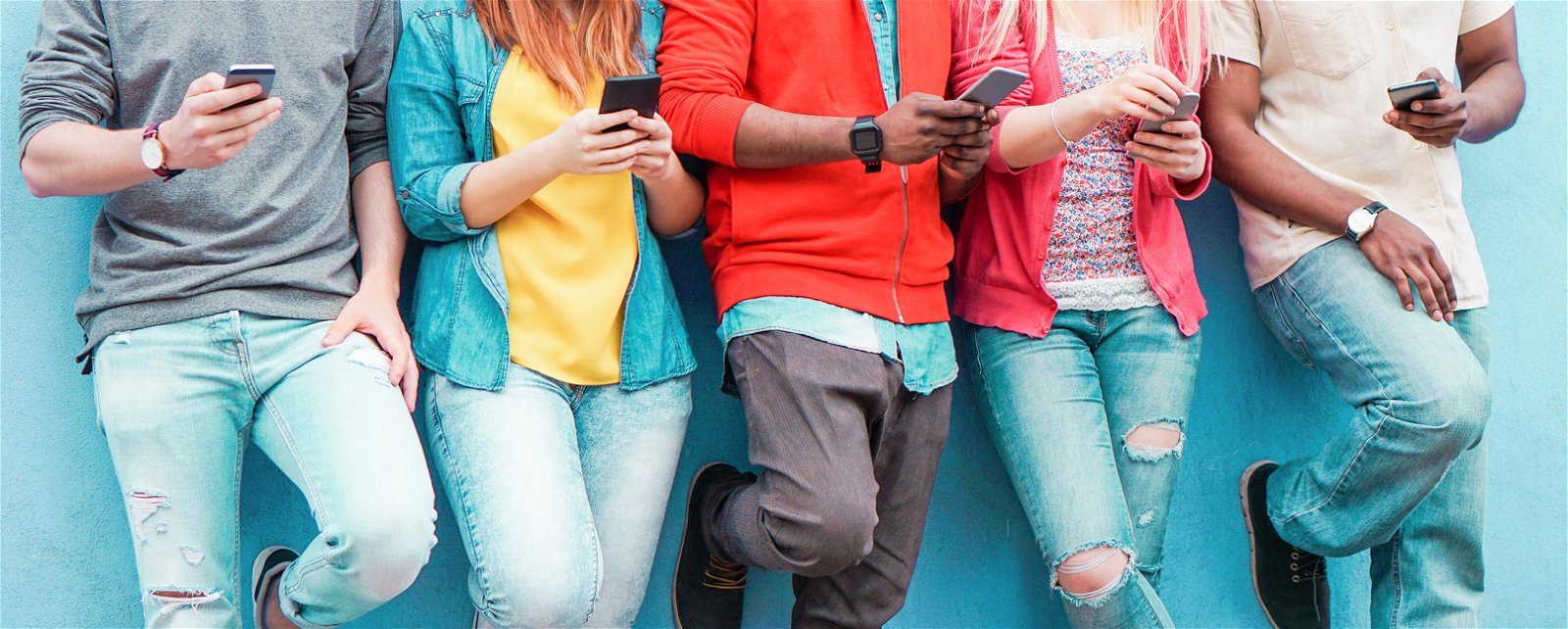 Un gruppo di adolescenti