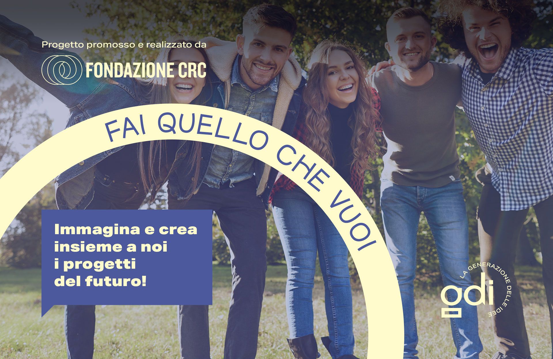 La Fondazione Crc cerca giovani per immaginare e creare i progetti del futuro