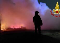 La Guida - Incendio all’isola ecologica di Lagnasco