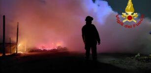 La Guida - Incendio all’isola ecologica di Lagnasco