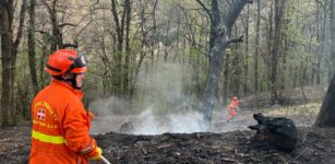 La Guida - Domate le fiamme dell’incendio a Bernezzo