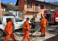 La Guida - Incendi a Bernezzo, fiamme anche sulla collina di San Pietro