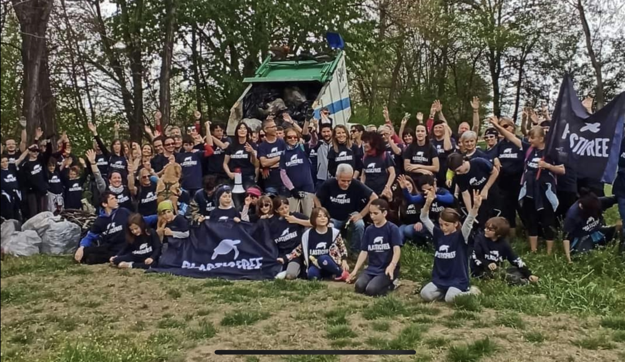 Plastic Free a Passatore per area Grana e sentiero delle coccinelle
