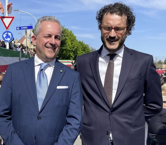 I fratelli Damiano a Borgo per il Presidente Mattarella