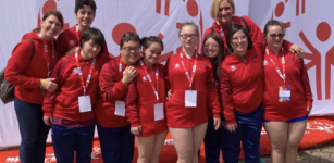 Le atlete di Amico Sport a Cagliari per i Play the games di ginnastica ritmica La Guida - Le atlete di Amico Sport a Cagliari per i Play the games di ginnastica ritmica