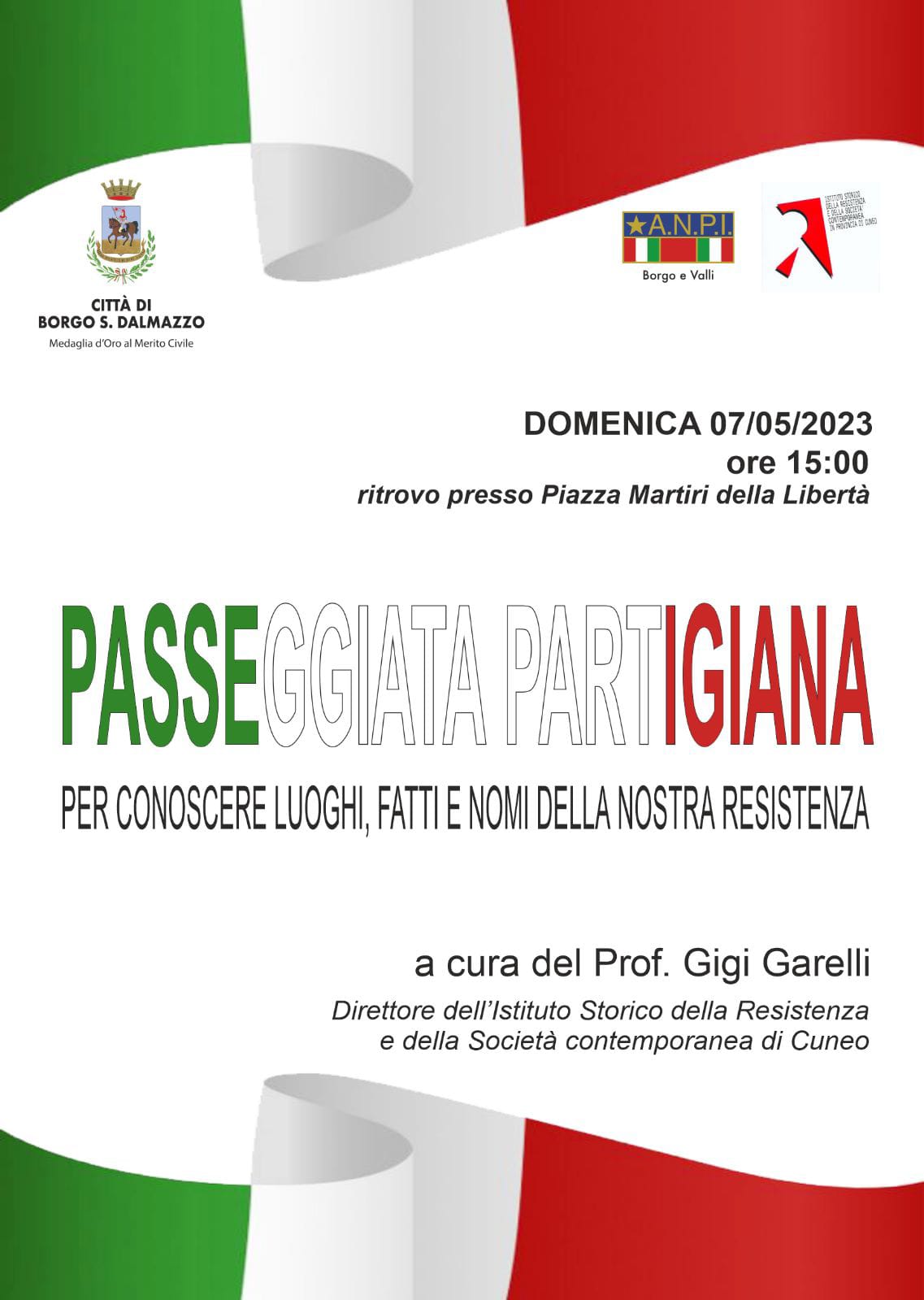 A Borgo domenica 7 maggio la “passeggiata partigiana”