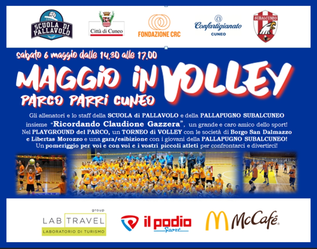 “Maggio in volley” al Parco Parri di Cuneo