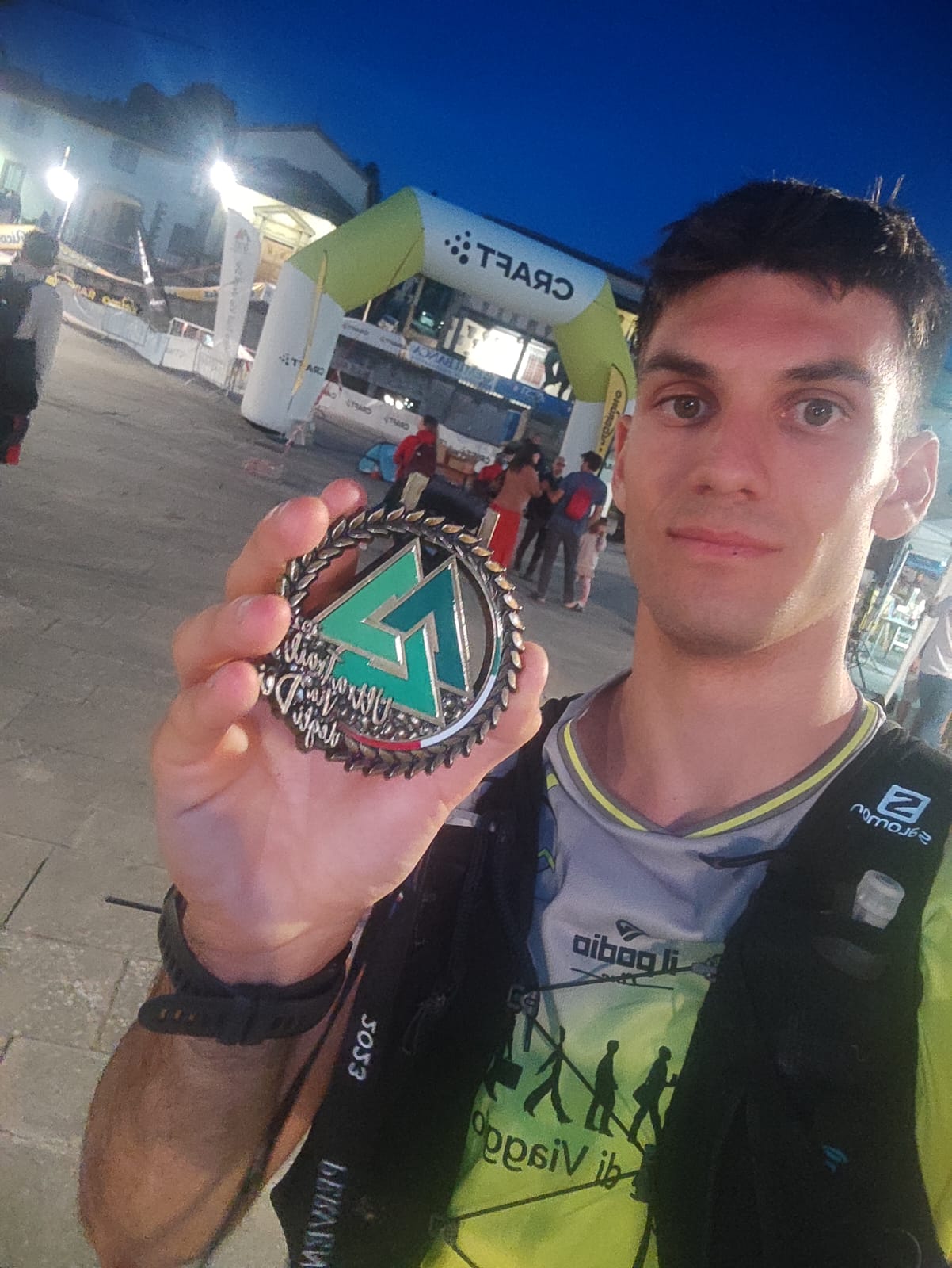 Matteo Pinna alla “Via degli Dei”