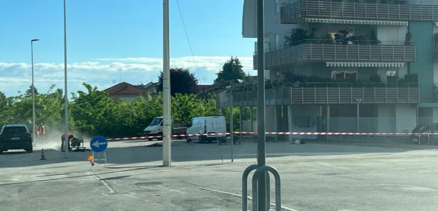 La Guida - Cuneo, terminati i lavori di asfaltatura del parcheggio in corso Francia