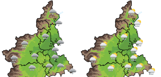 La Guida - Piogge in diminuzione nel pomeriggio, tranne in valle Vermenagna e a Savigliano