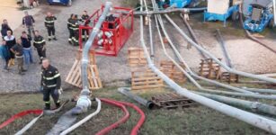 La Guida - I vigili del fuoco di Cuneo al lavoro in Emilia Romagna