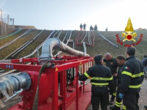 vigil del fuoco di Cuneo in Emilia