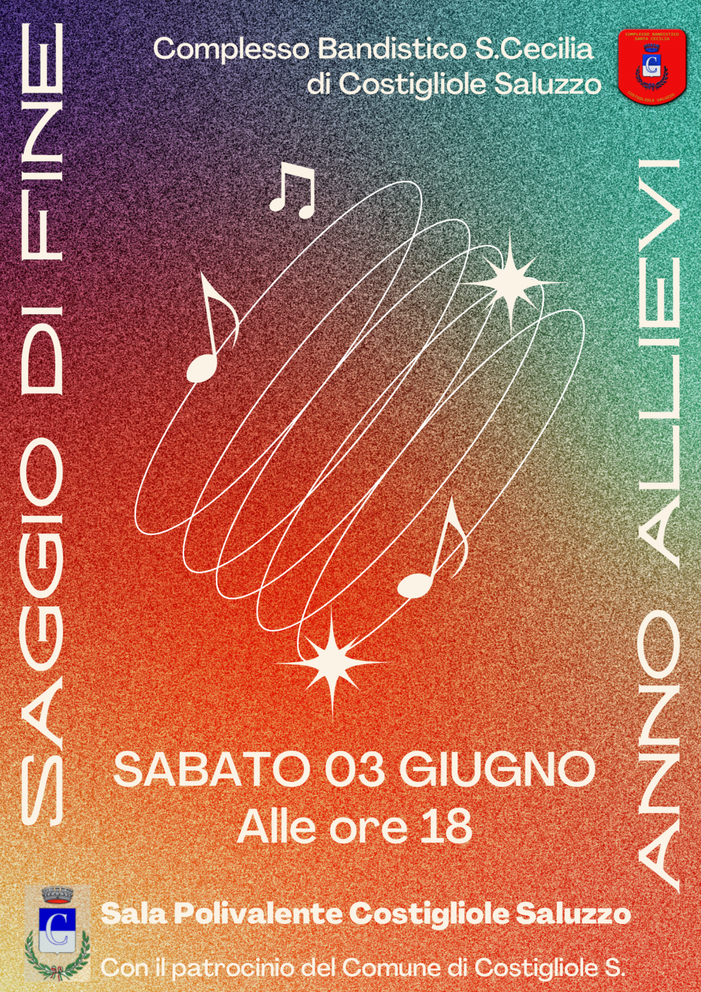 Slitta il concerto dei nuovi allievi della Banda di Costigliole