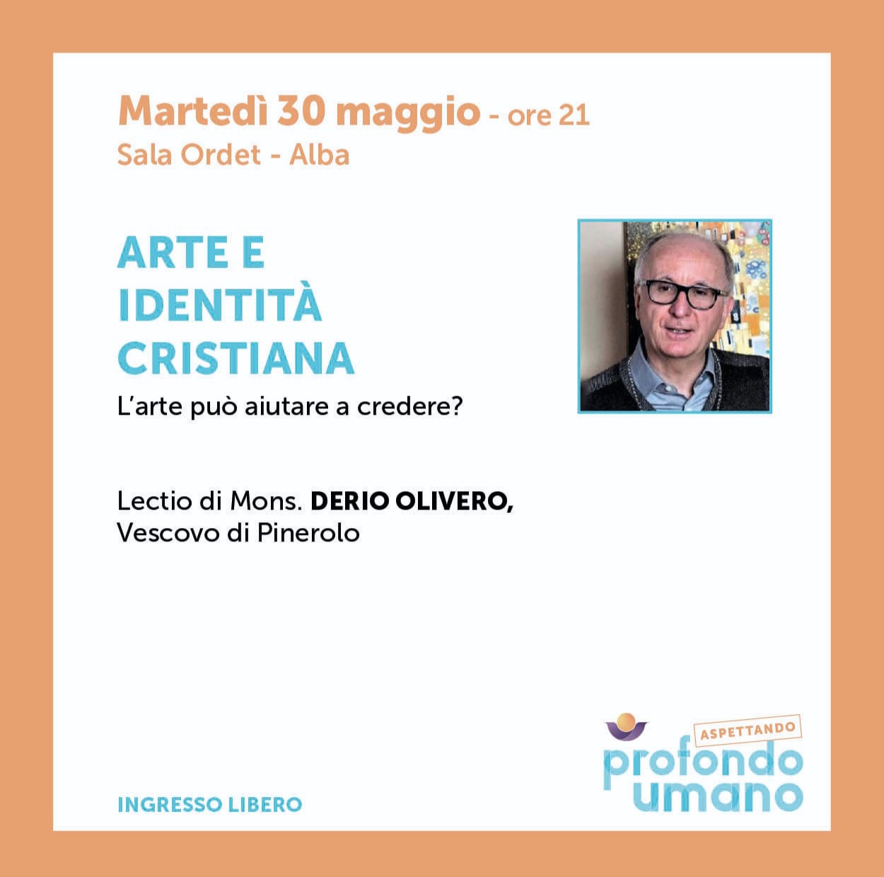 Arte e identità cristiana, incontro con Mons. Derio Olivero