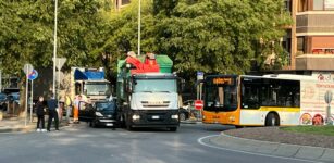 La Guida - Cuneo, traffico in tilt per un incidente nella rotonda di corso Soleri