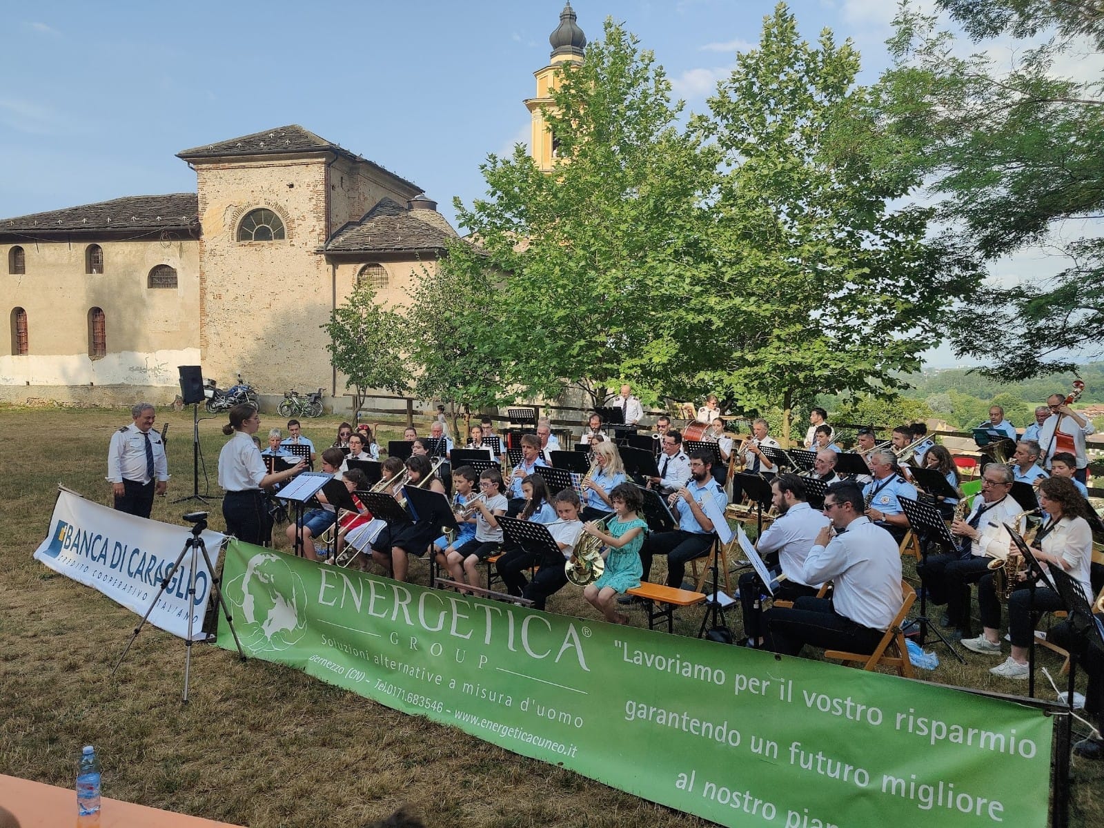 Bernezzo - festa di santi pietro e paolo banda musicale di bernezzo chiesa san pietro - giugno 2022