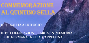 La Guida - Una targa al Rifugio Quintino Sella per ricordare Germana Giordano