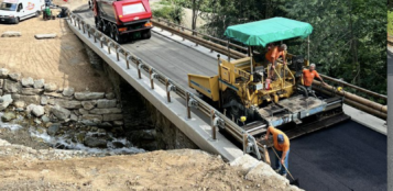 La Guida - Conclusi i lavori al ponte sul rio Giulian lungo la strada provinciale 26 per Oncino