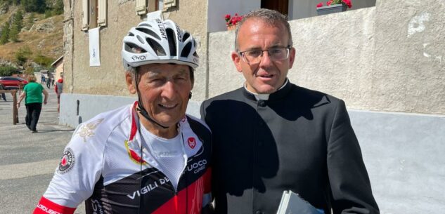 La Guida - Beppe Costamagna a 89 anni in bicicletta da Vinadio al santuario di Sant’Anna (foto)