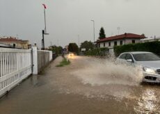 La Guida - Bomba d’acqua di pioggia e grandine su Piasco, Verzuolo e Costigliole Saluzzo
