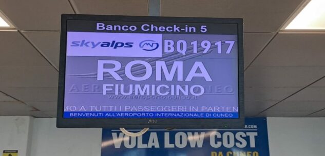 La Guida - Levaldigi-Fiumicino, quattro giorni a settimana da Cuneo a Roma in aereo