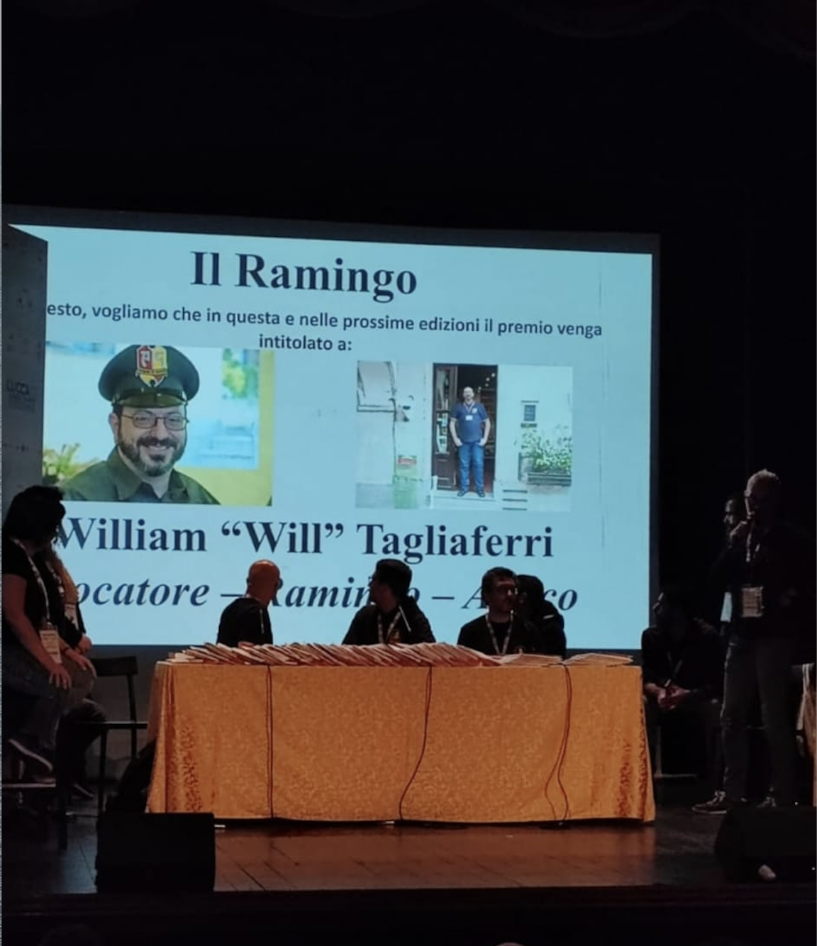 Al Lucca Comics un ricordo di William Tagliaferri