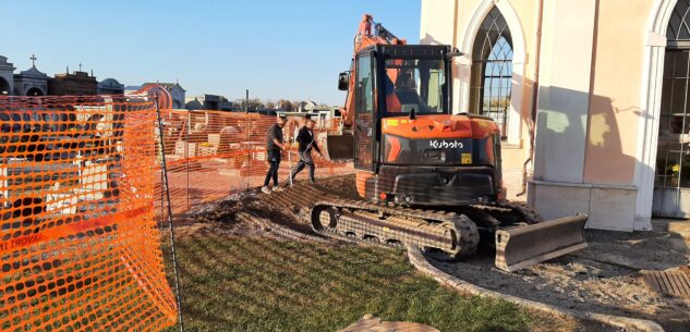 La Guida - Iniziati i lavori al cimitero di Boves