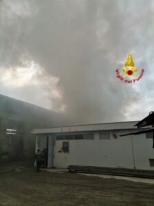 Incendio Italgel Santa Vittoria d'Alba