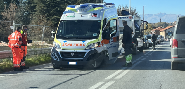 La Guida - Incidente tra auto e ambulanza a Borgo San Giuseppe