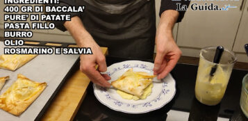 La Guida - Baccalà con purè in pasta fillo (video)