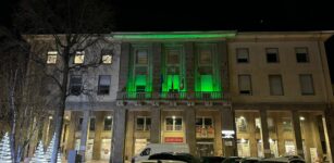 La Guida - A Verzuolo Municipio illuminato di verde per la Giornata dedicata agli scomparsi