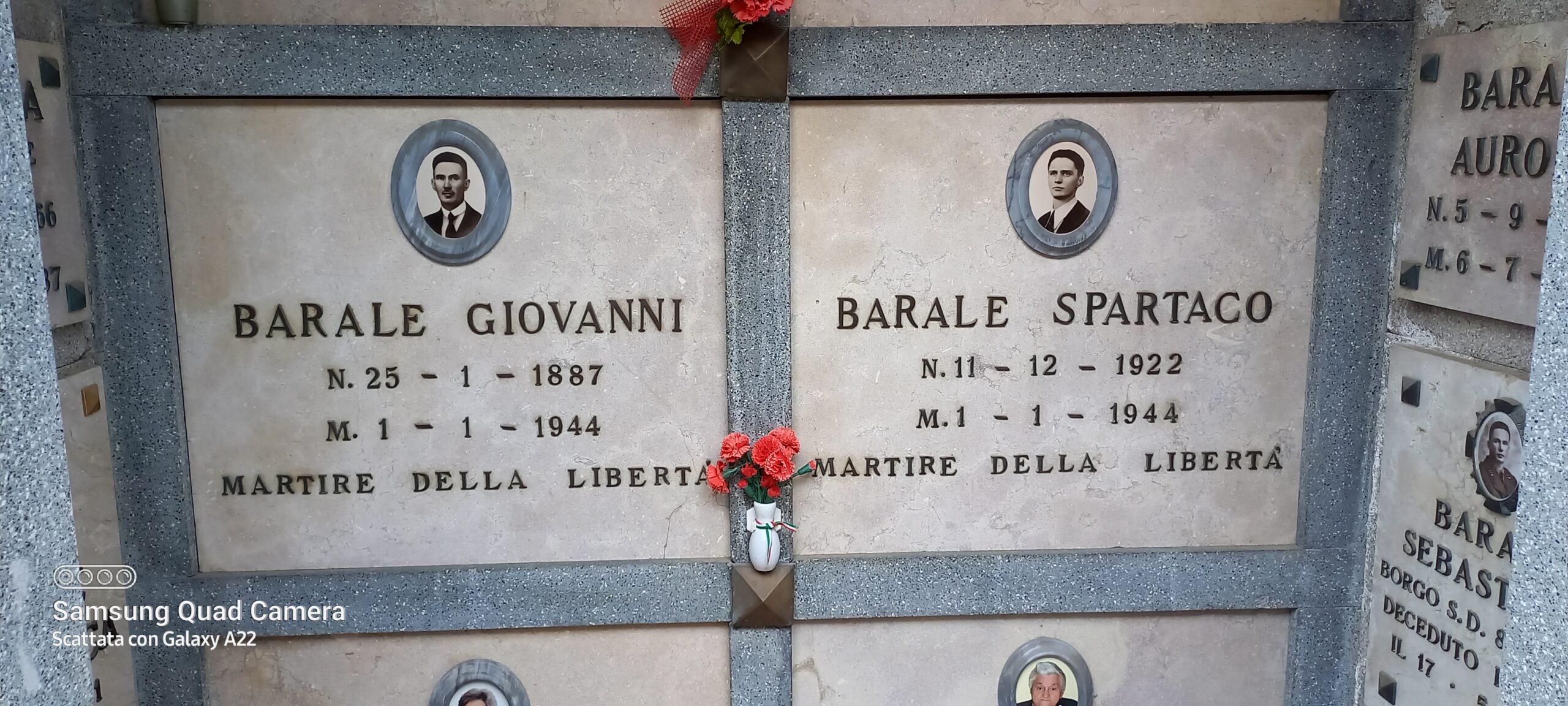 L’Anpi Borgo ricorda Giovanni e Spartaco Barale