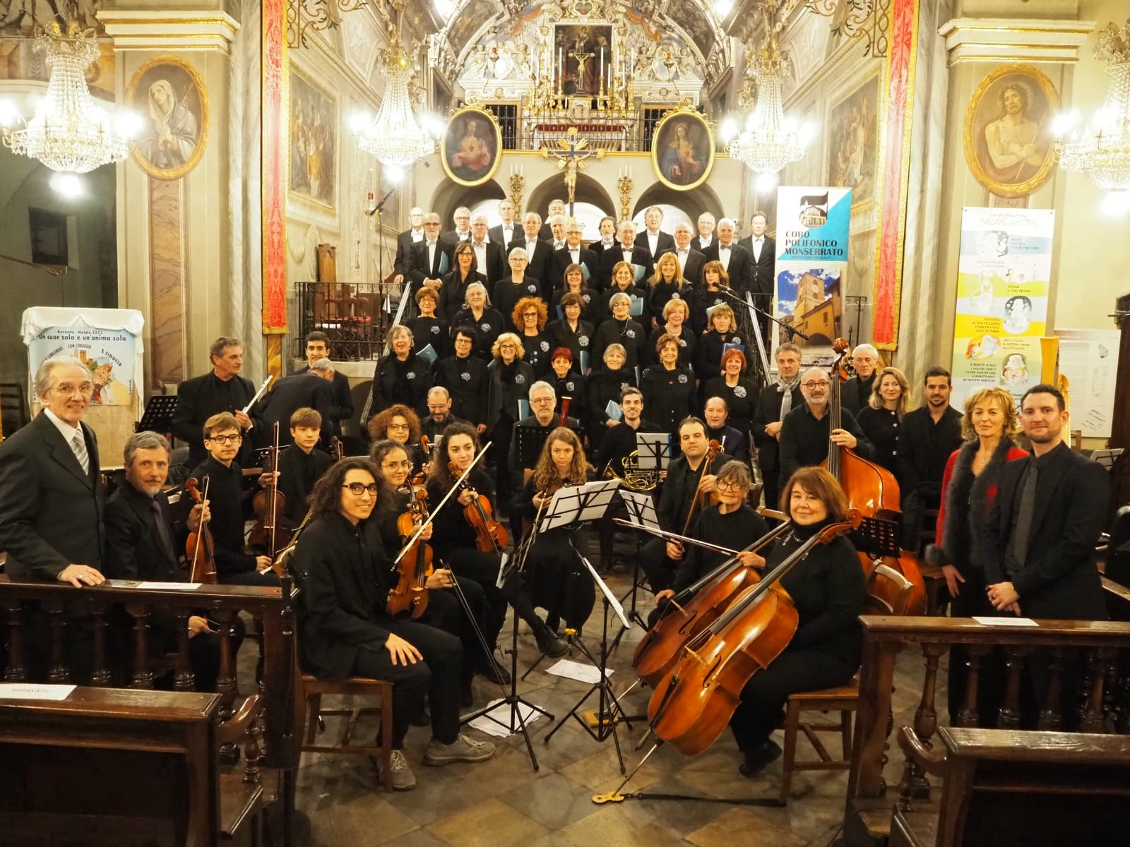 Coro Polifonico Monserrato, accompagnato dall’Orchestra Fidei Donum