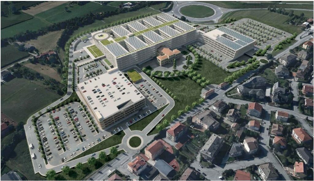 Nuovo progetto di Inc Spa per l'ospedale di Cuneo
