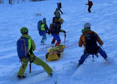 La Guida - Soccorso Alpino, esercitazioni di soccorso e recupero in valanga per 50 volontari