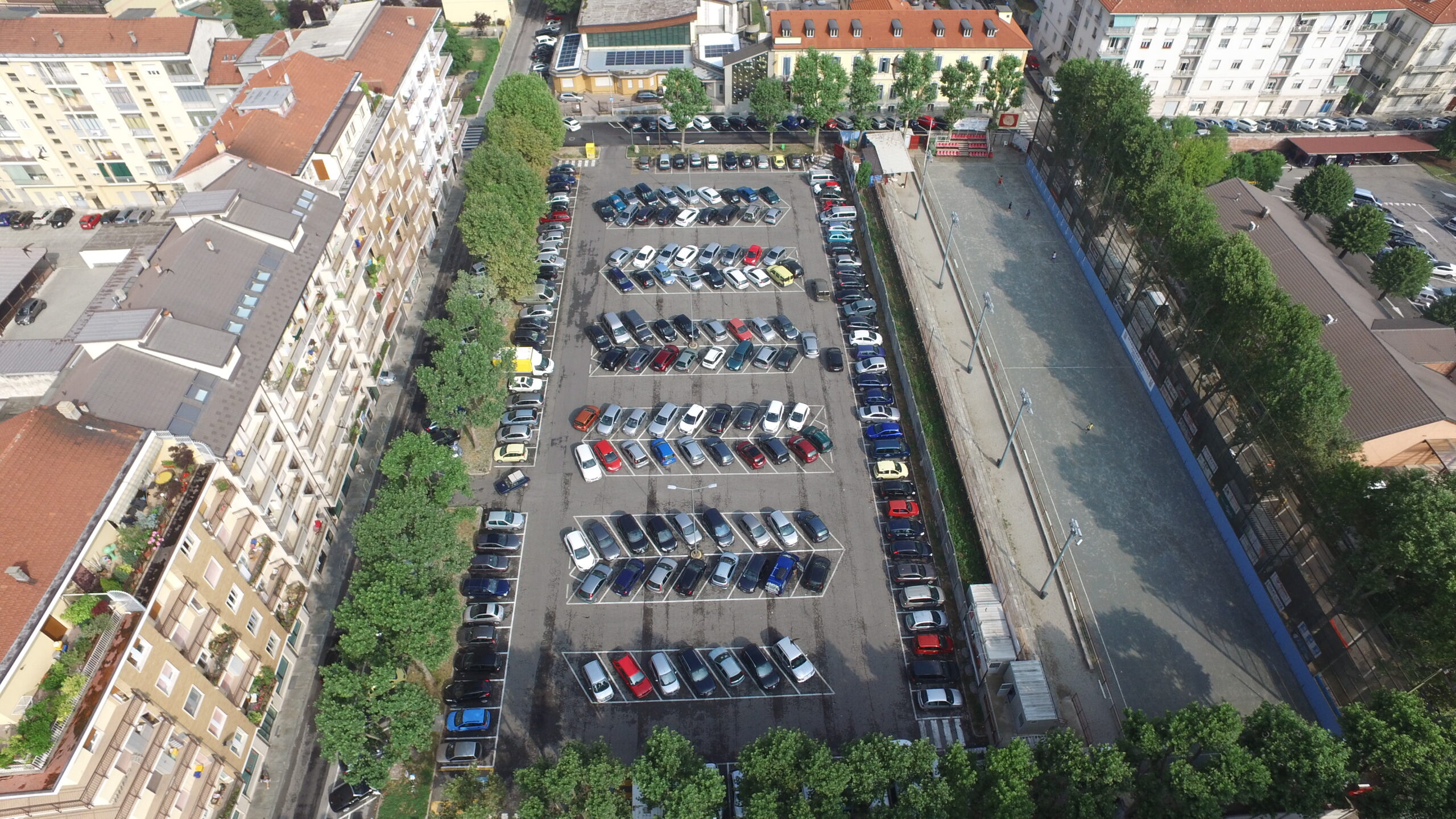 Lavori di manutenzione al verde pubblico in piazza Martiri della Libertà