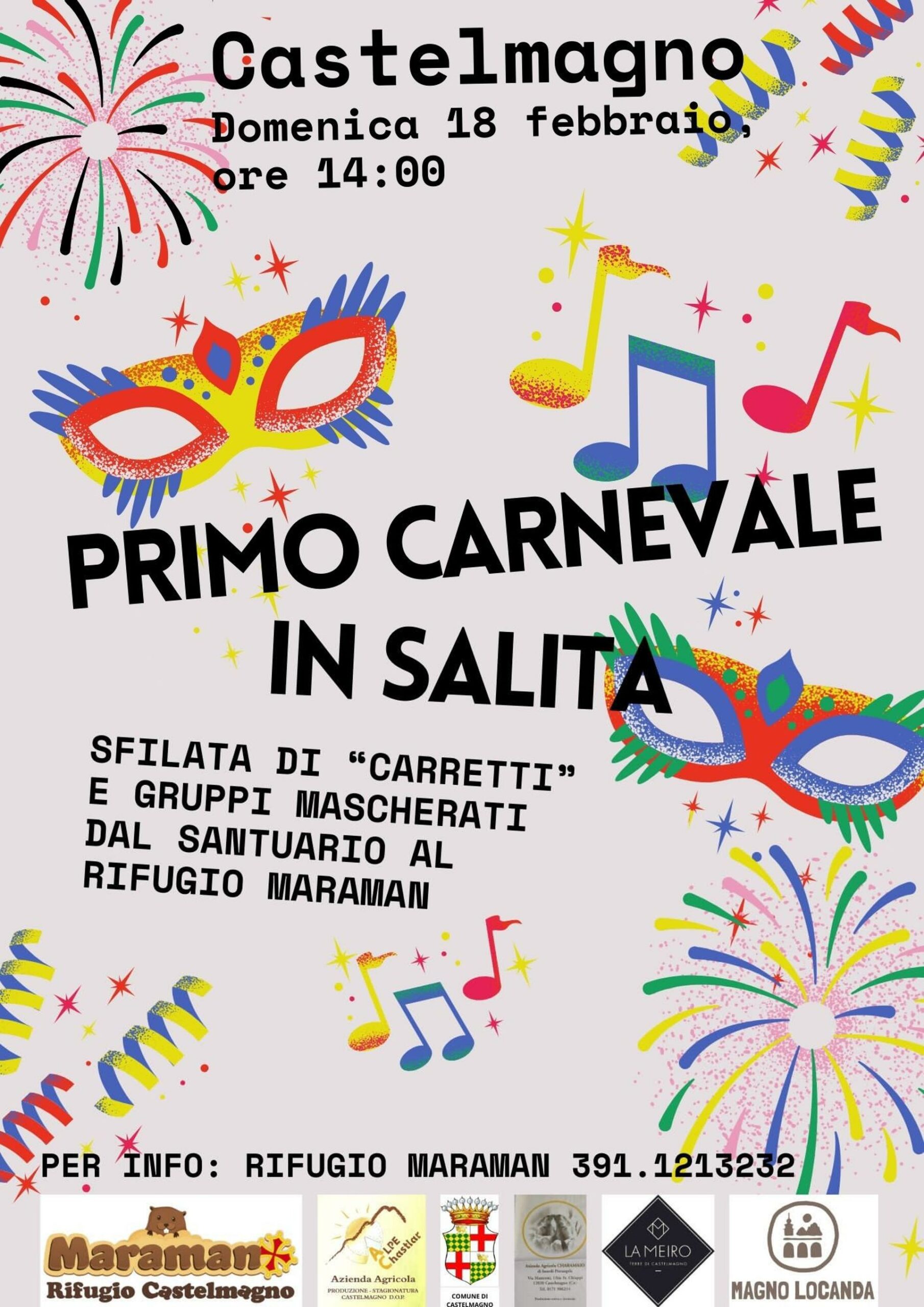 Carnevale in salita a Castelmagno