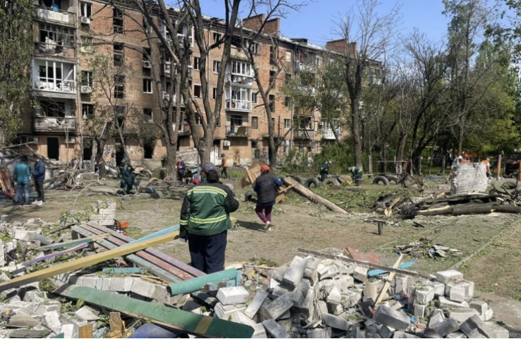 Guerra in Ucraina: Mykolaiv, attacco missilistico (Foto STWN - AgenSir)