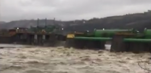 La Guida - Maltempo: Tanaro in piena a Carrù (video)