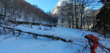 La Guida - Valanghe, alberi caduti e un metro di neve alle Terme di Valdieri