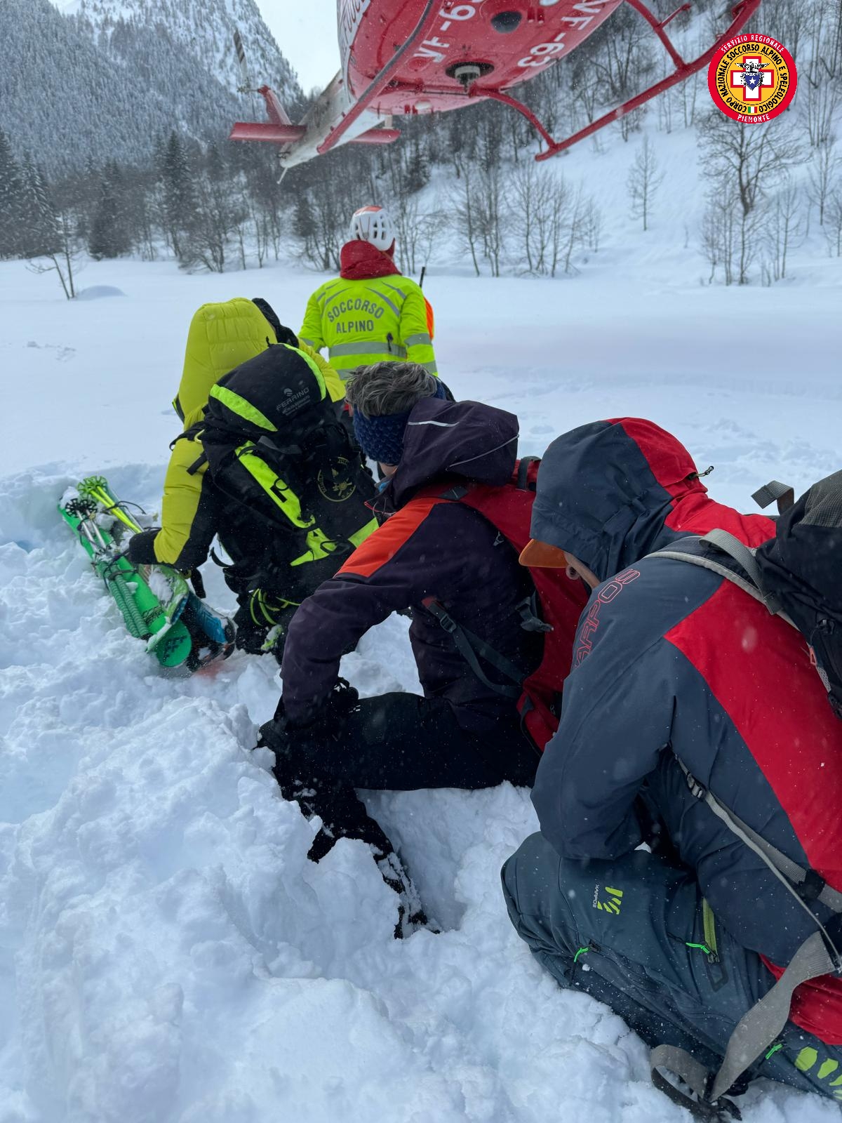 Valanga di Strepeis (Vinadio): evacuati altri scialpinisti in borgata Callieri