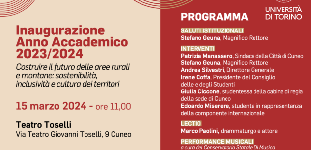 La Guida - Università di Torino, a Cuneo l’apertura dell’anno accademico