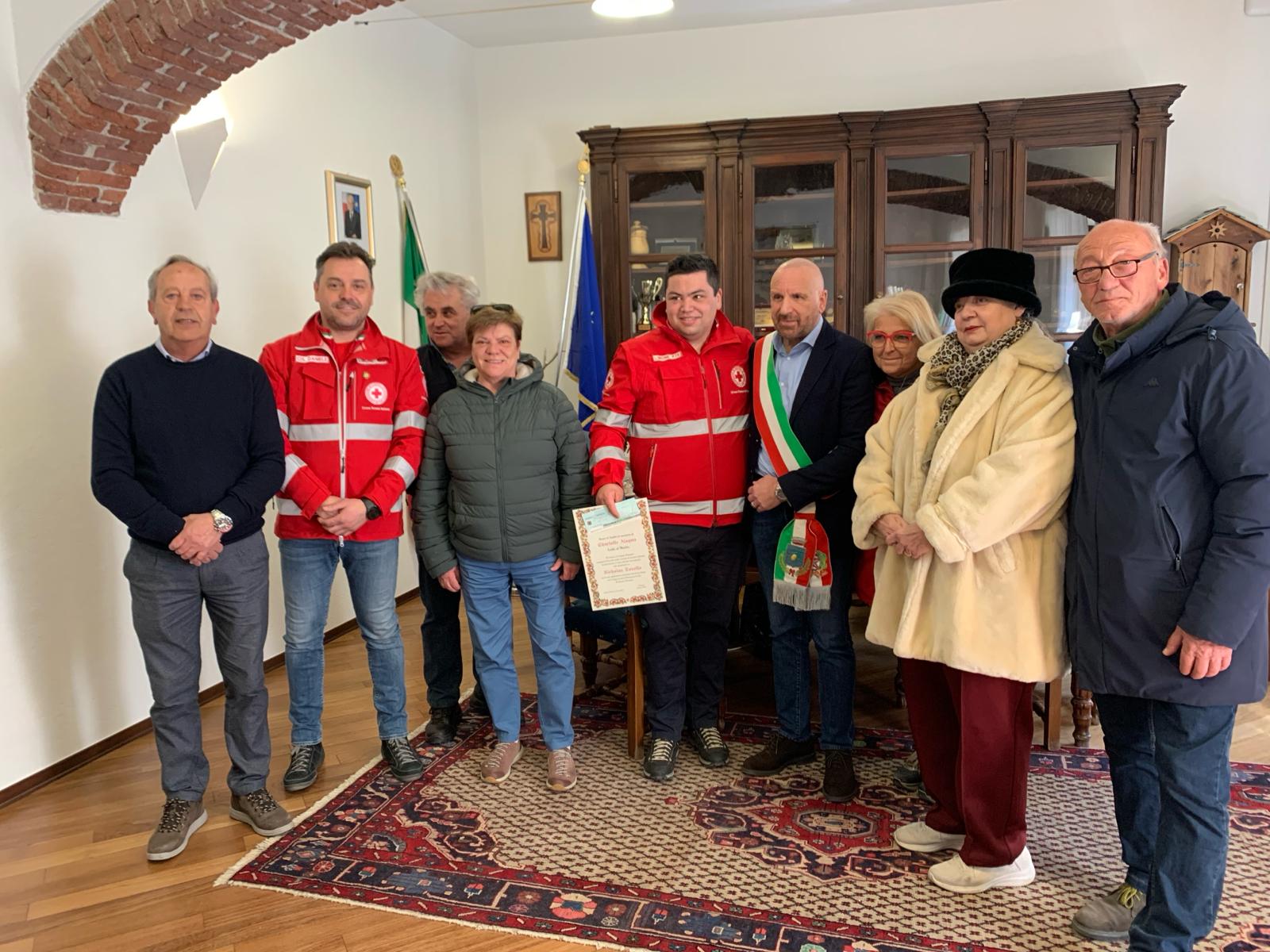Nicholas Tosello premiato per l’impegno nel volontariato