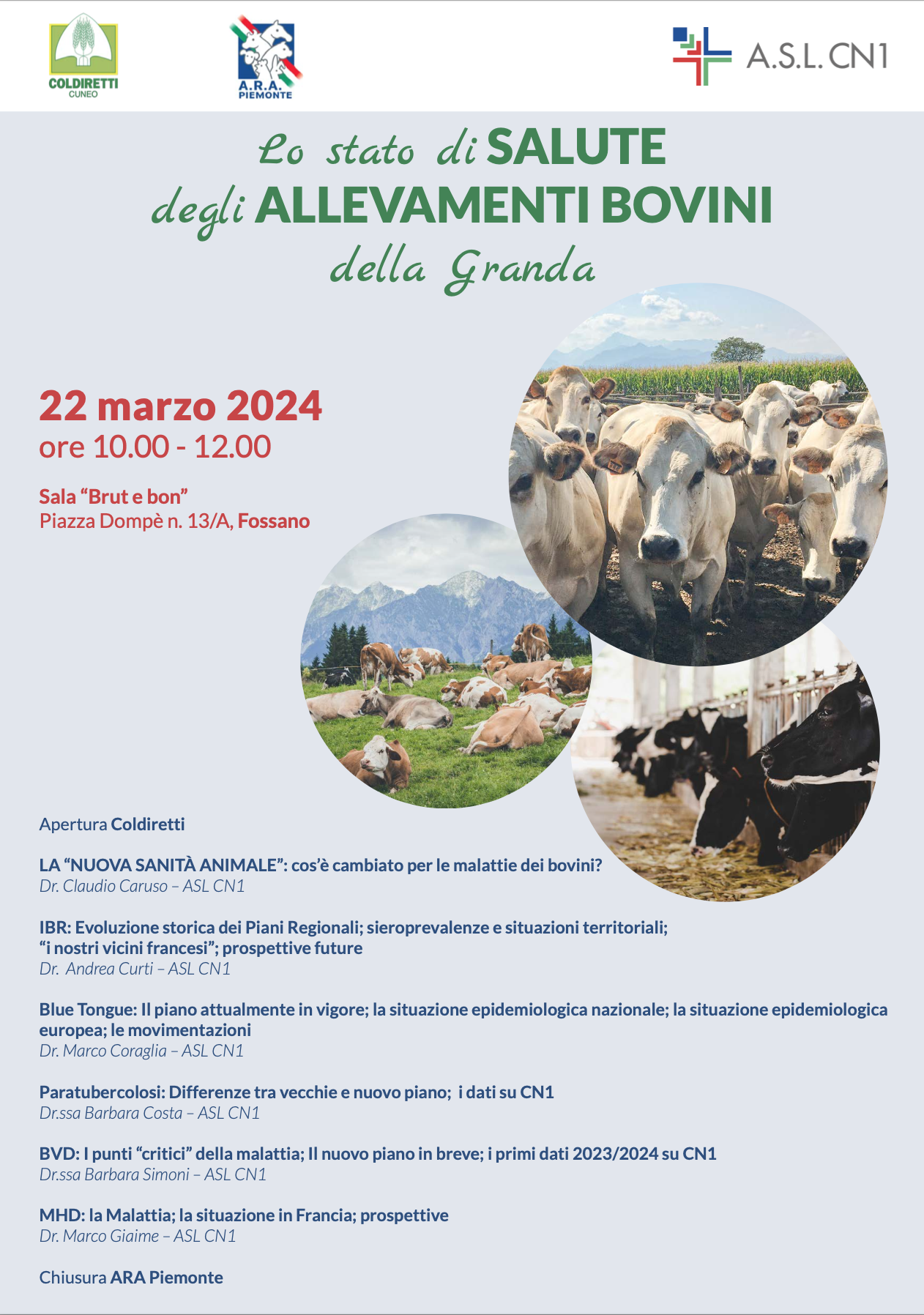 La sanità animale e la situazione degli allevamenti cuneesi