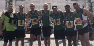 Nove atleti della Podistica Buschese alla maratona di Roma La Guida - Nove atleti della Podistica Buschese alla maratona di Roma